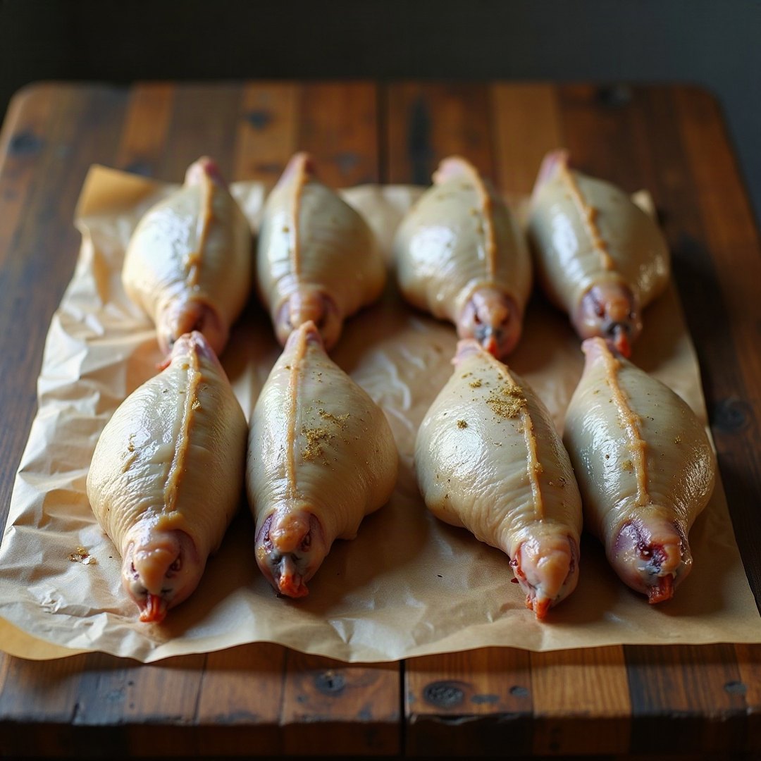 A six-pack of farm raised quail