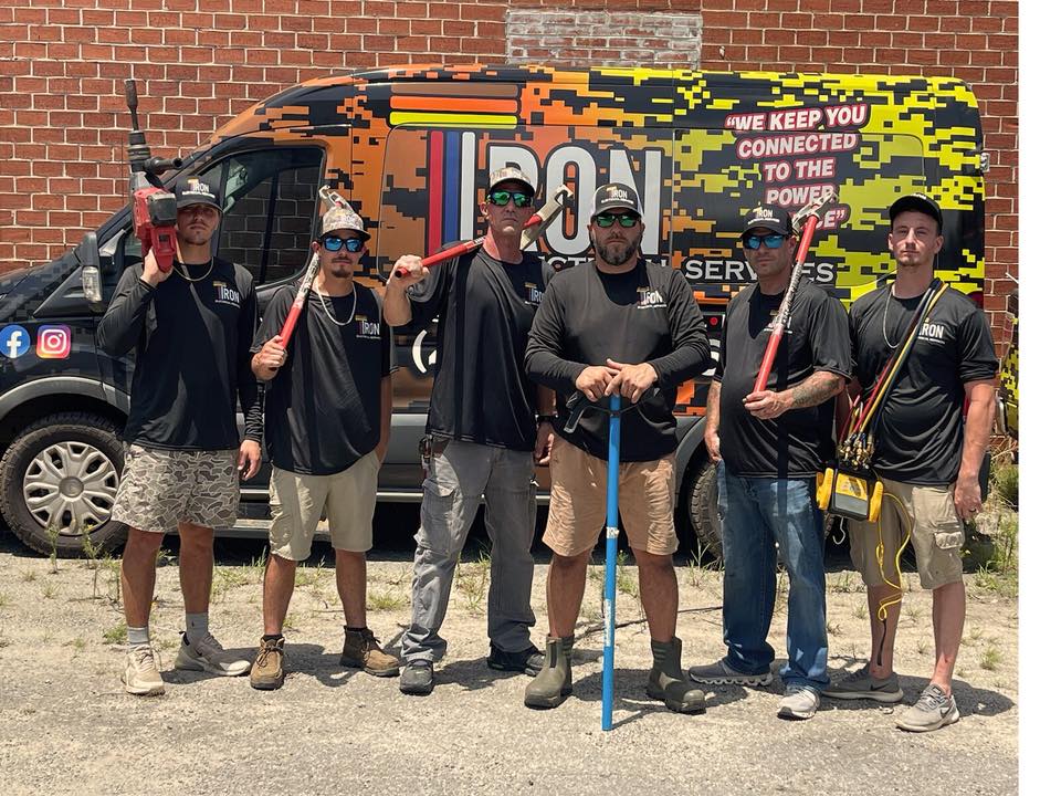 The Tron Electrical Services crew